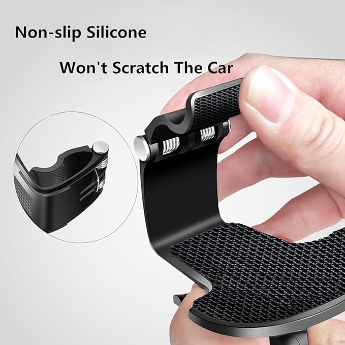 Advance Phone Holder for Car 360 Degree Rotation Dashboard Car Clip Mount Stand Suitable for 4.7 to 6.5 inch Smartphones