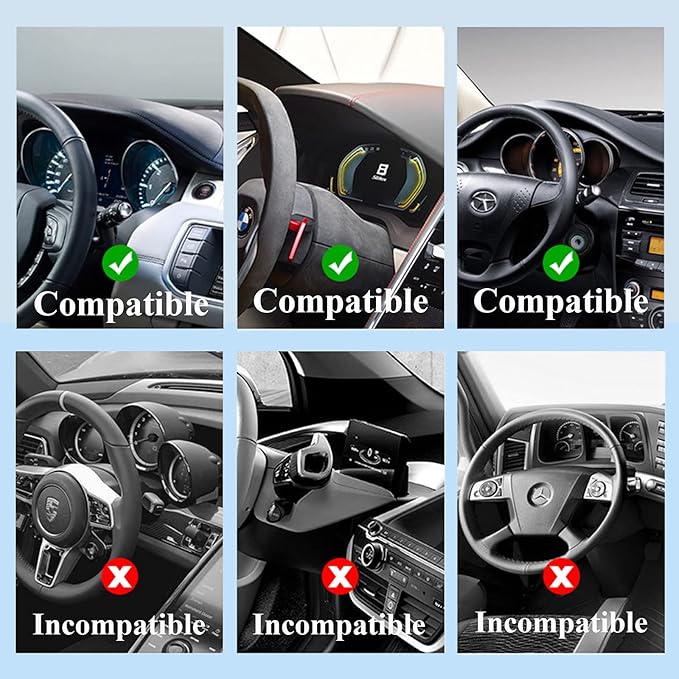 Advance Phone Holder for Car 360 Degree Rotation Dashboard Car Clip Mount Stand Suitable for 4.7 to 6.5 inch Smartphones
