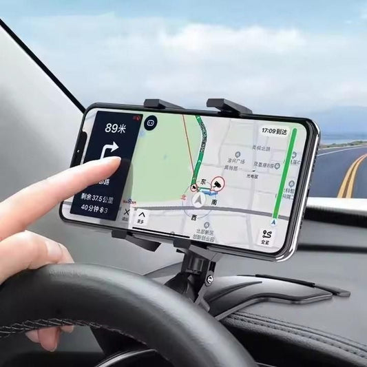 Advance Phone Holder for Car 360 Degree Rotation Dashboard Car Clip Mount Stand Suitable for 4.7 to 6.5 inch Smartphones